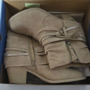 Women's Tan JellyPop Ankle Boots